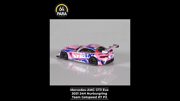 PARA64 2020 AMG GT3 Evo - 2021 24H Nurburgring Team Getspeed #7 P3