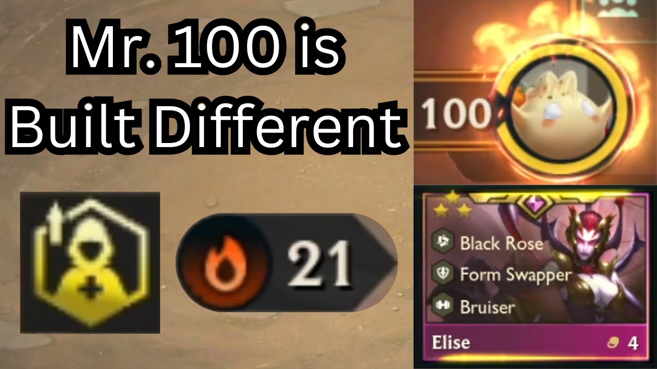 PERFECT Game making me Built Different as Mr. 100 - TFT Masters Vod Patch 13.6b