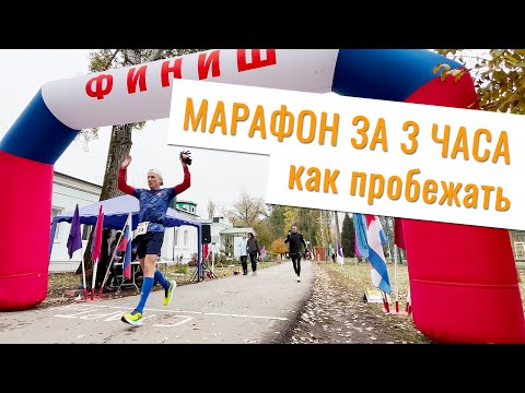 Как выбежать марафон из 3 часов | EfimovTeam
