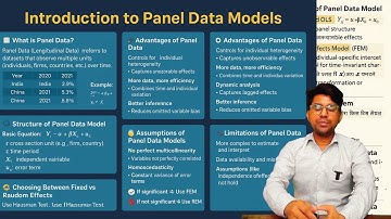 Panel Data Models 🔍 | Fixed Effects vs Random Effects | Hausman Test | Econometrics Series