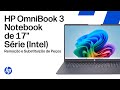 Remoção e substituição de peças | HP OmniBook 3 série de PC de 17 polegadas (Intel)