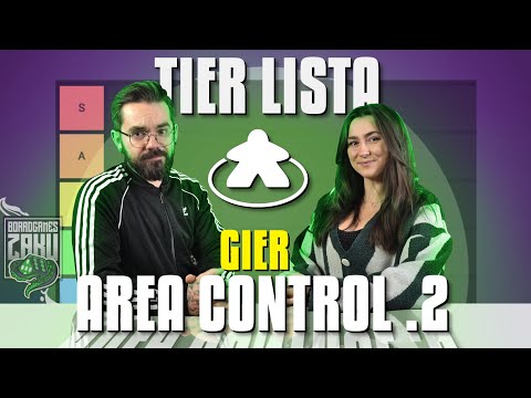 TIER LIST RANKING - Area Control - Best Area Control Games v.2