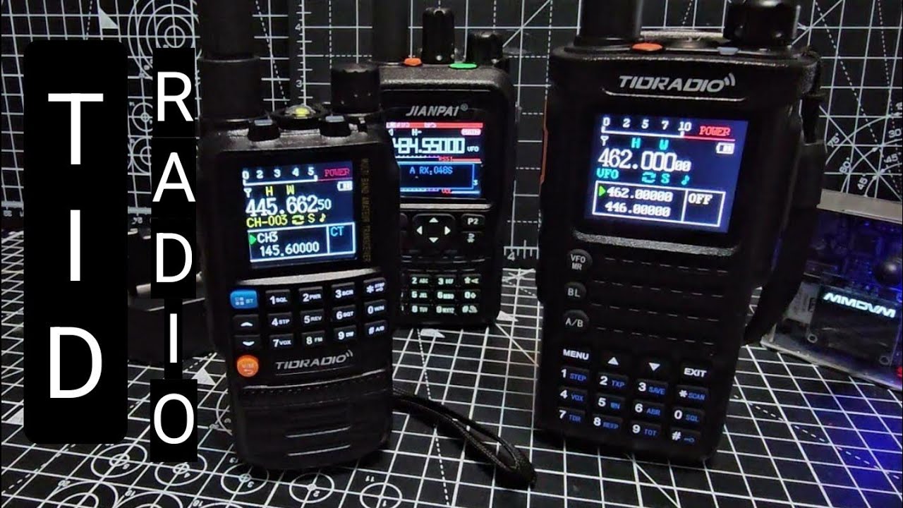 TIDRADIO H3,JIANPAI 8800, TIDRADIO H8 - YouTube