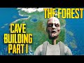 Getting Logs into Drop Down Caves for Building - S7 EP03 | The Forest