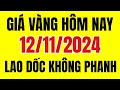 Giá vàng hôm nay 12/11/2024 giảm mạnh từ 1,2 đến 1,95 triệu đồng mỗi lượng