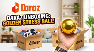 Daraz unboxing golden soft boll and water bolls  screenshot 5