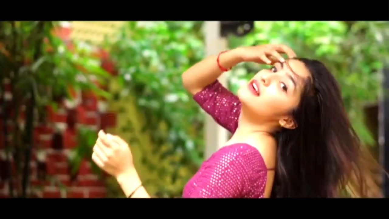 Beautiful girls in nature videos Beautiful video of a young beautiful charming cute smiling girl