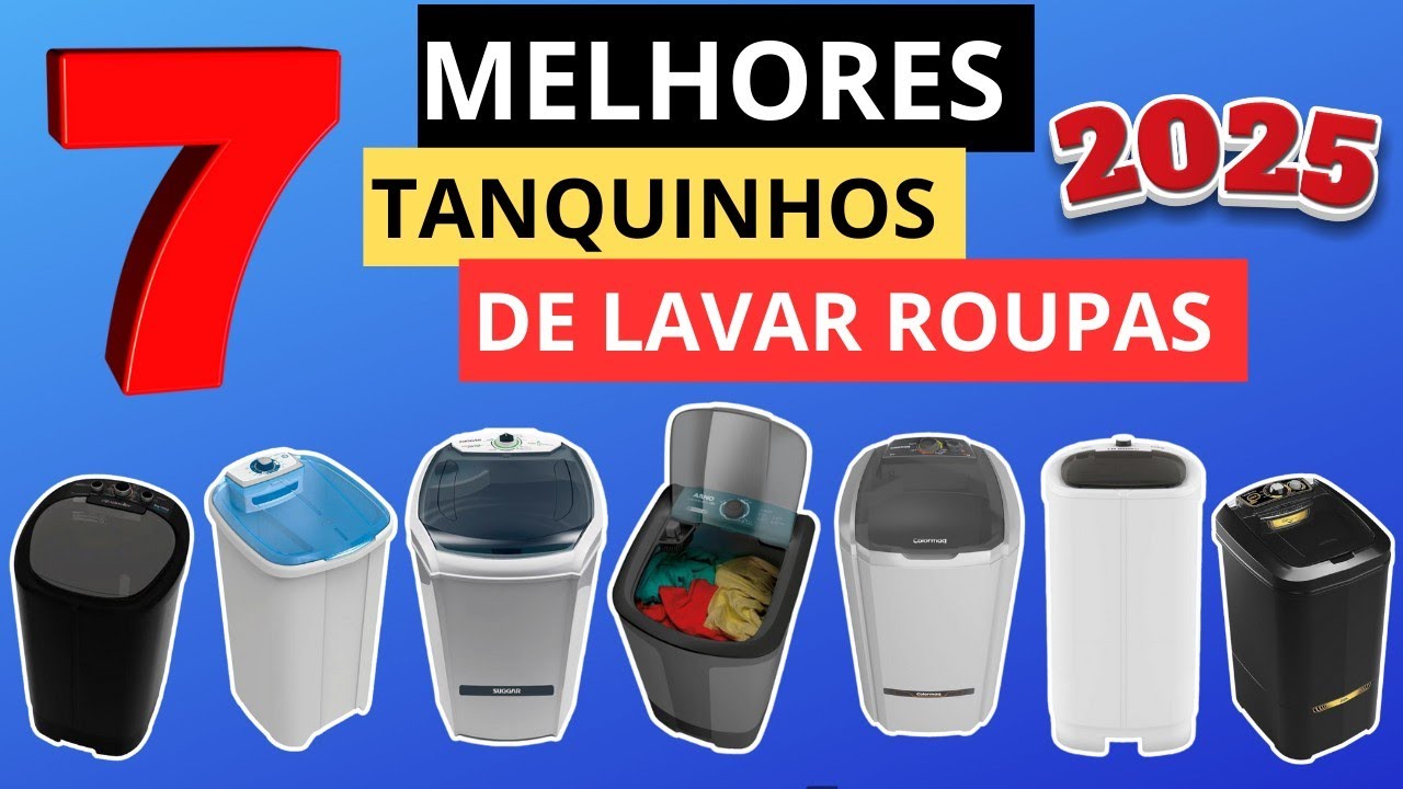 7 Melhores tanquinho de lavar roupas 2025