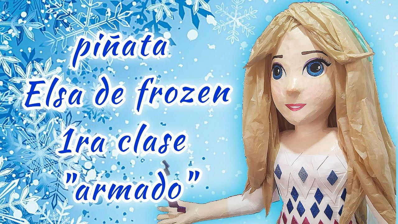 cuerpo básico princesas / cuerpo básico muñecas  ,Piñata Elsa de frozen