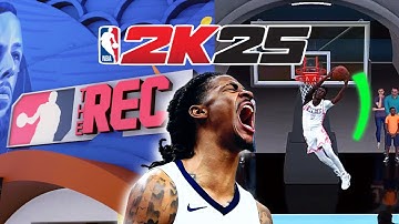 This 99 Dunk Ja Morant Build is UNSTOPPABLE in the Rec Center!