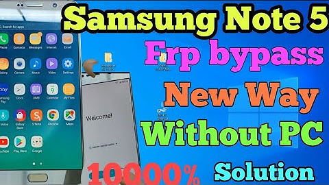 Samsung Note 5 Frp bypass Without Pc New Method 💯 Samsung N920 Frp Remove Solution 🔥