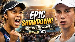 Elise Mertens vs Leylah Fernandez Highlights & Full Match Stats | WTA 500 Ningbo 2026