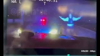 Cop chase has an unexpected ending