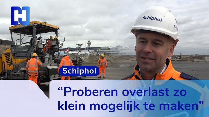 Onderhoud aan de Buitenveldertbaan op Schiphol deze zomer