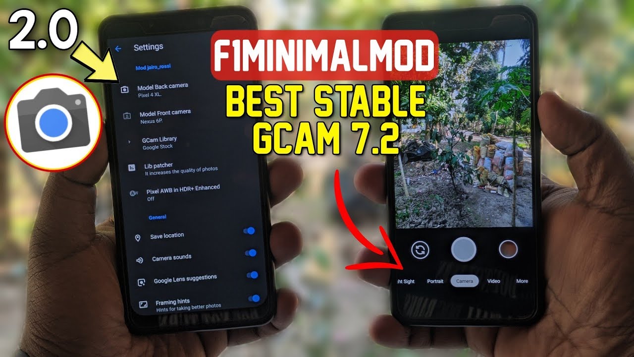 F1MinimalMod 2.0 By jairo rossi GCam 7.2 Best Stable MOD