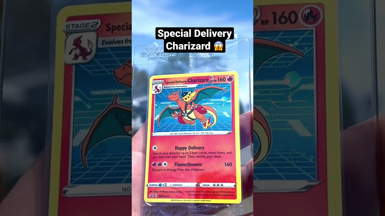 Special Delivery Charizard looks great in hand. 