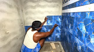 Amazing Work In Fast Professional Waterproofing And Tile Installation For Modern Bathroom Wall