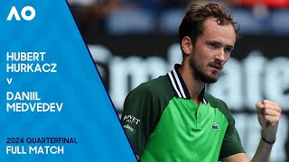 Hubert Hurkacz V Daniil Medvedev Full Match | Australian Open 2024 Quarterfinal