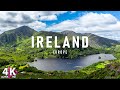 FLYING OVER IRELAND (4K UHD) - Wonderful Natural Landscape With Lounge Music To Play At Luxury Place