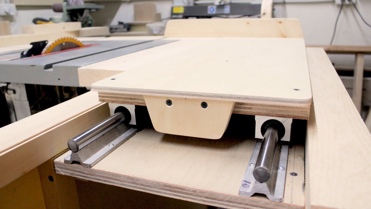 Sliding Table For The Table Saw ➲ DIY WoodWorking For Aug16