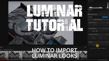 How to import a Luminar Looks pack (Luminar Presets) in Luminar