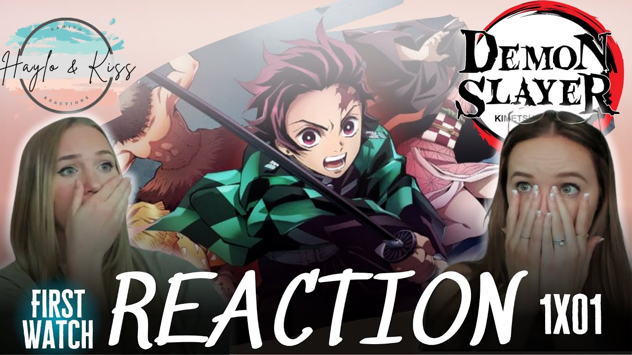 First Time Watching | DEMON SLAYER | Reaction 1X01 Dub - YouTube