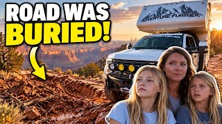 Mudslides Buried the Road to Our Grand Canyon Camp!