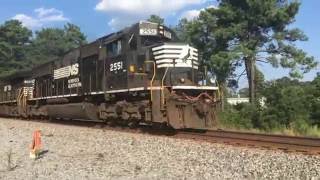 NS SD70 # 2551 Leads Southbound Empty Unit Grain Train # 45R @ Duluth,GA 9-10-16