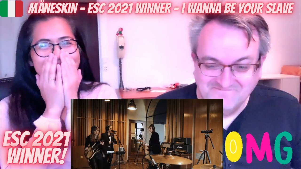 🇩🇰NielsensTv REACTS TO 🇮🇹Måneskin - ESC 2021 WINNER - “I Wanna Be Your Slave” | Wiwi Jamat Home