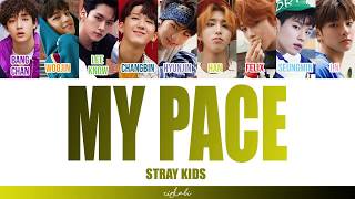 [Sub Indo] MY PACE -  STRAY KIDS [Color Coded Lyrics]