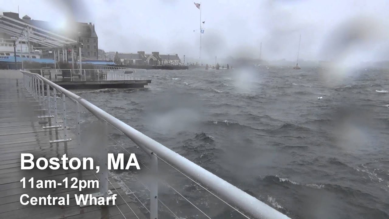 Hurricane Sandy Boston, MA Area YouTube