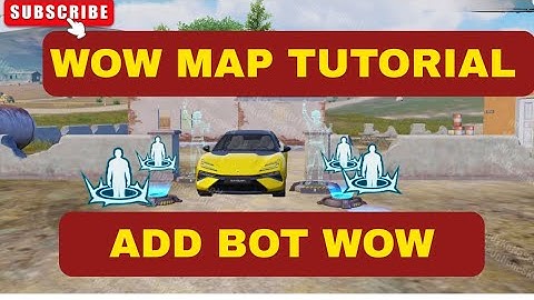 🔥 How to Add Bots in PUBG WOW Map | Easy Trick for Beginners