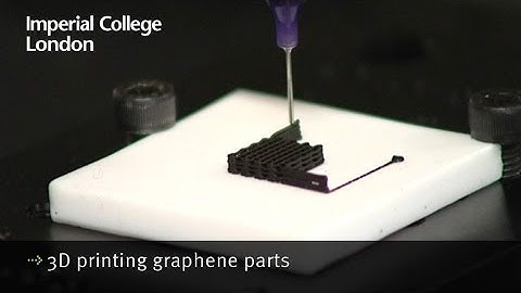 3D printing graphene parts