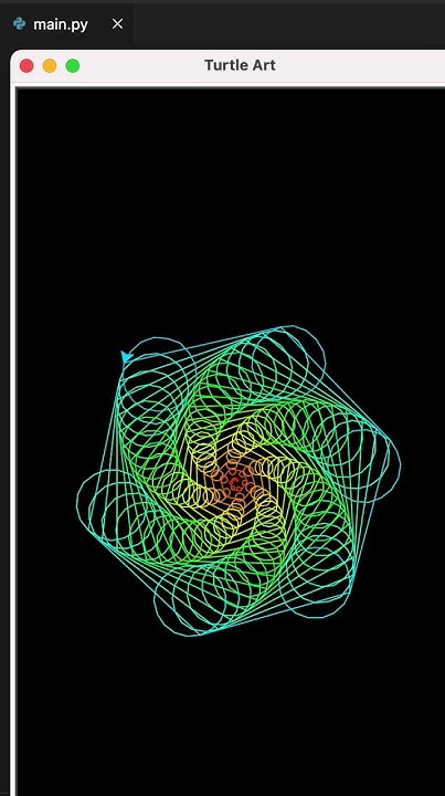 How to create Graphics in Python using Turtle #trending #coding # ...