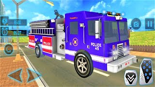 POLICE CAR, AMBULANCE, FIRE TRUCK Driving - Police car children game for mobile phone screenshot 2