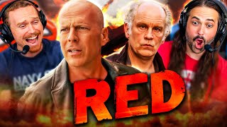 RED (2010) MOVIE REACTION! FIRST TIME WATCHING!! Full Movie Review | Bruce Willis | DC Comics