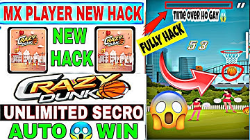 Mx Player New  Game Crazy Dunk Hack Trick || Crazy Dunk Game Unlimited Hack|| Mx Player  Hack Trick