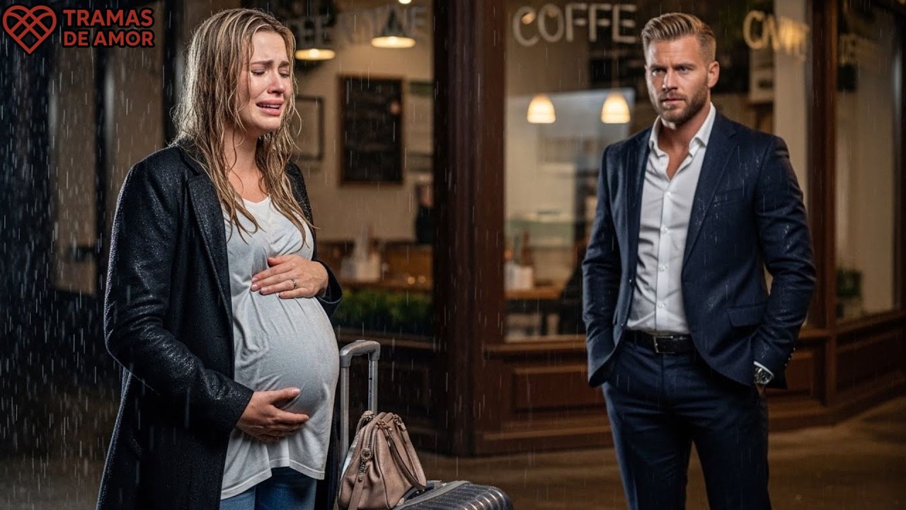 CEO com passado sombrio vê GRÁVIDA chorando na chuva — E não consegue ir embora e fez o impensável