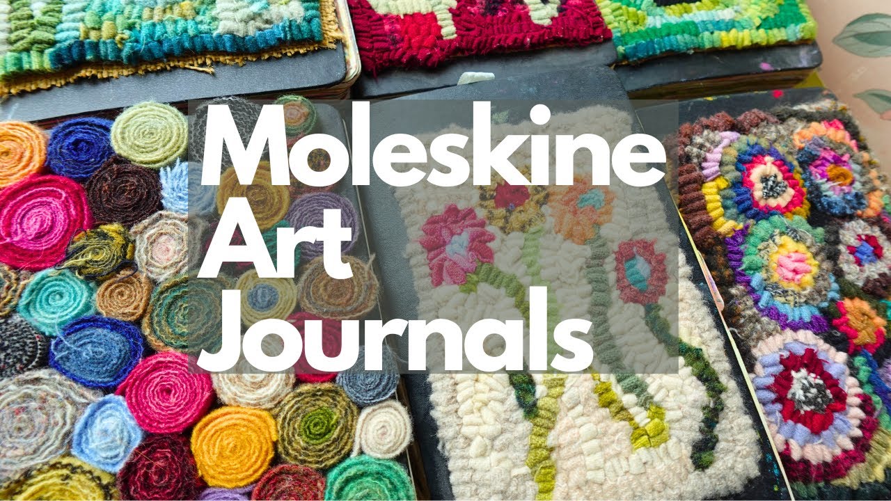 Fiber Arts with Hooked Rug Covers on Sketchbook s