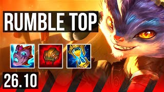 RUMBLE vs YORICK (TOP) | KR Master | 26.10