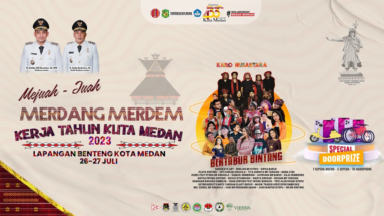 MERDANG MERDEM  KERJA TAHUN KUTA MEDAN 2023 -  HARI KE DUA