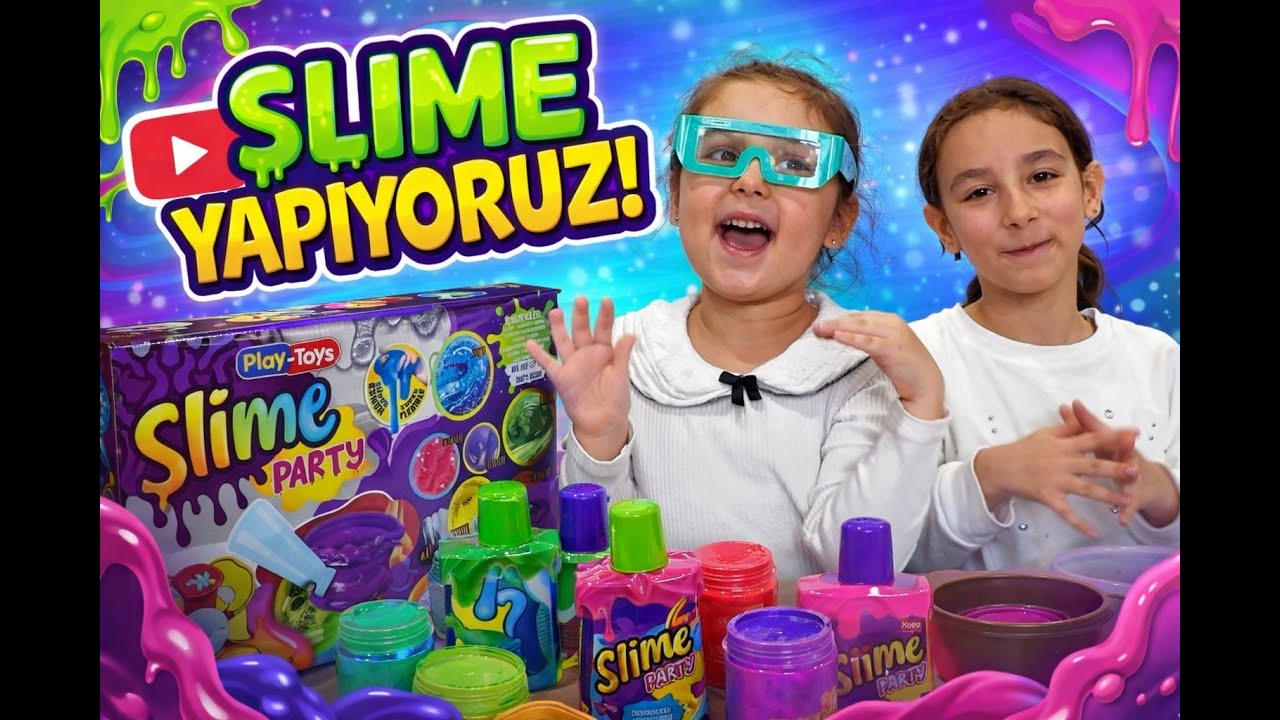 Tipleri neden böyle oluyor ya / Slime yapmaya çalıştık 
