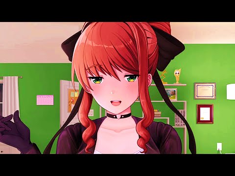 Poking Monika  Monika After Story Mod 