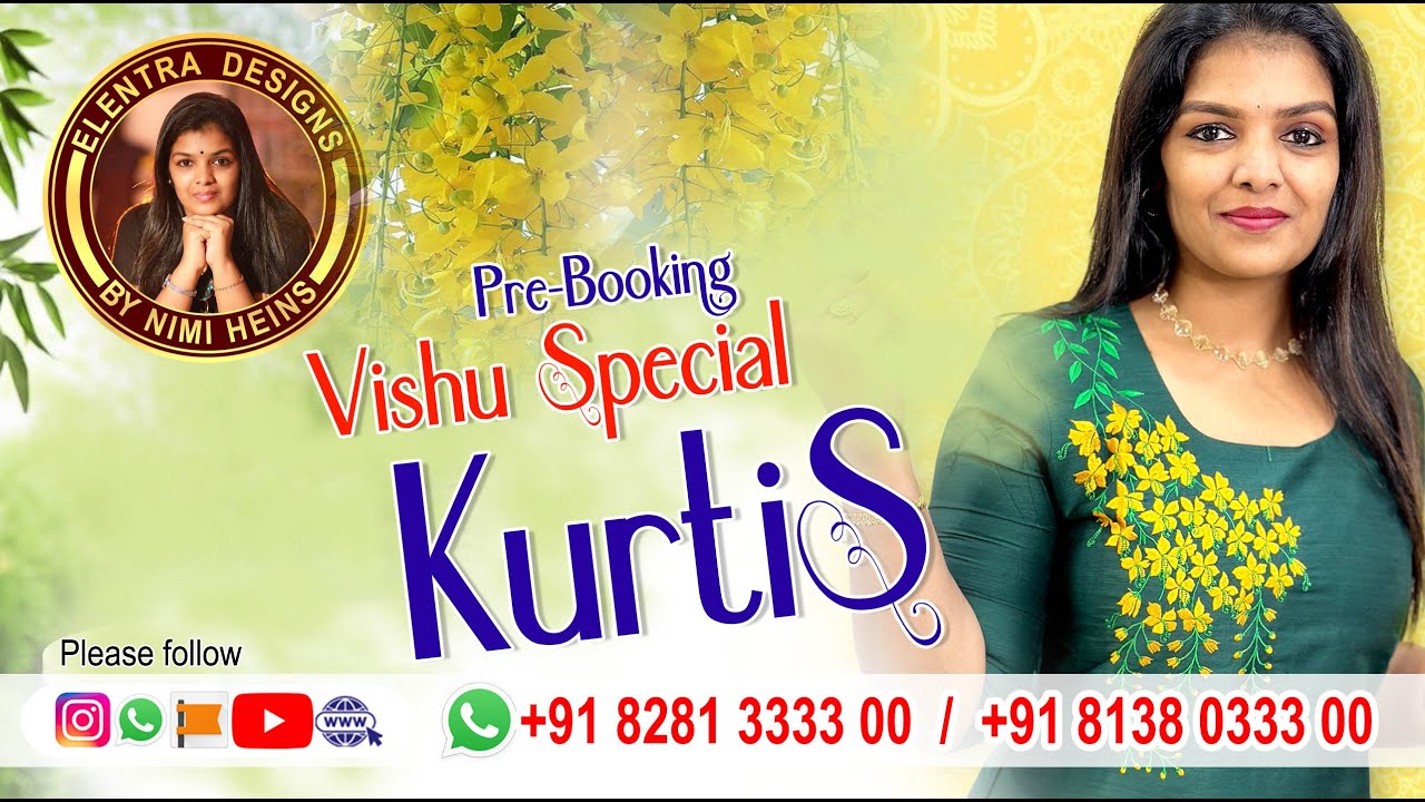 Vishu special custom-made kurti