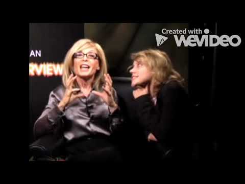 Kate McKinnon getting her hair pulled by Nina Hartley