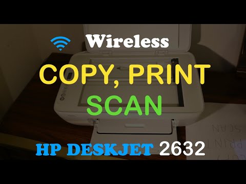 How to PRINT, SCAN & COPY with HP Deskjet 2632 All-in-one Printer review ?