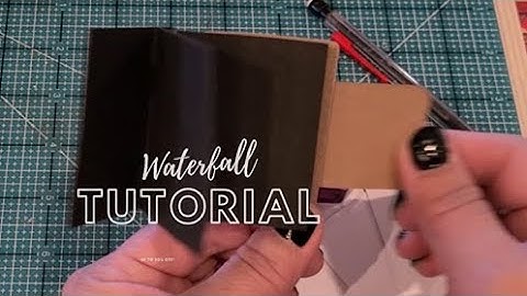Crafters Companion Exploding Box  Waterfall Die Tutorial