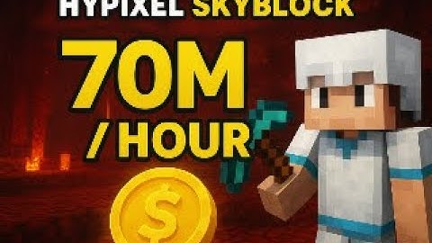 The Best and Most FUN Money Making Method in Hypixel SkyBlock 50-70m an Hour Early Game