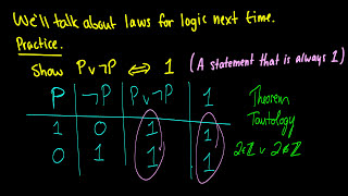 [Discrete Mathematics] Truth Table Proofs