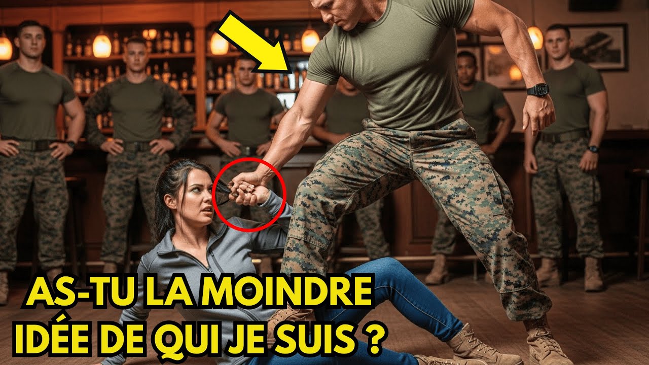 « Sais tu qui je suis  » Un Marine la pousse au bar – ignorant qu’elle commande les Navy SEALs